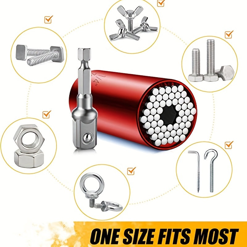 7-19mm Universal Socket Wrench Set Impact Ratchet Adapter for Drills