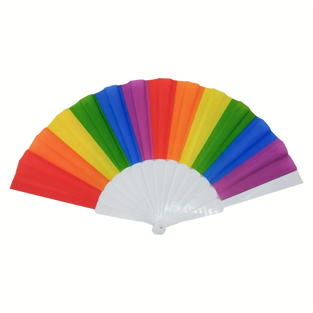 Rainbow Dance Fan Handheld Performance Decoration Carnival Accessories
