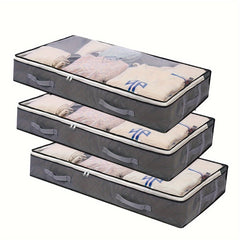 Large Capacity Storage Bag Zipper Dustproof Organizer For Closet