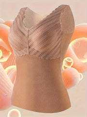 Lace Thermal Underwear Soft & Cozy Sleeveless Top