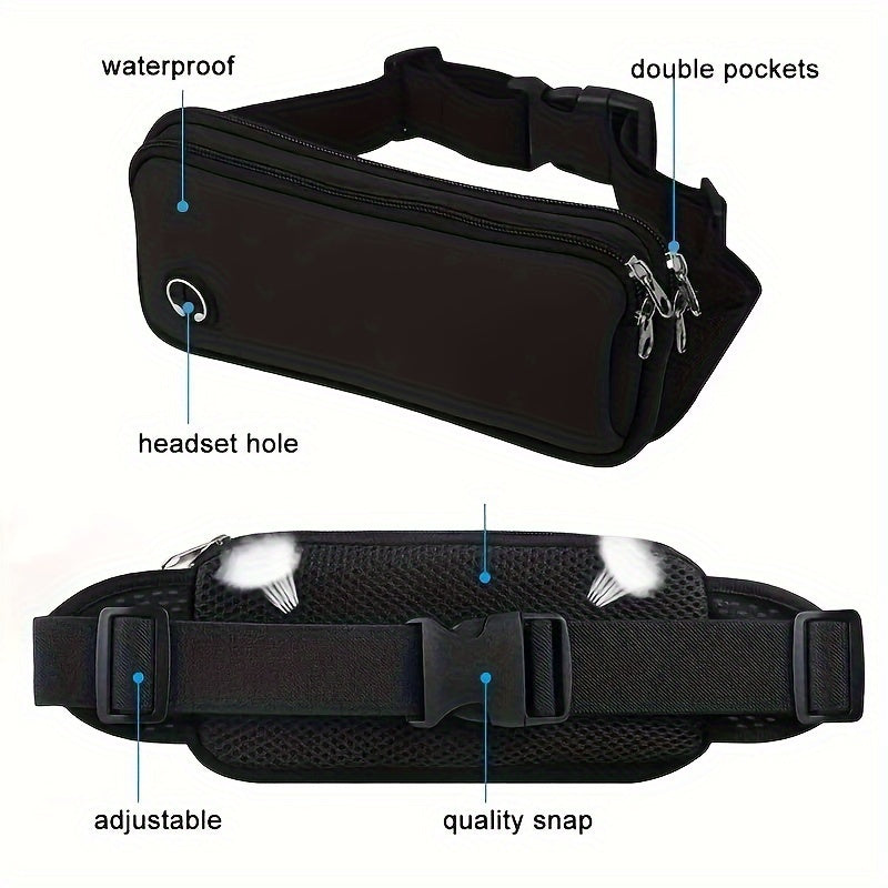 Unisex Running Waist Bag Sports Phone Storage Cycling Fanny Pack