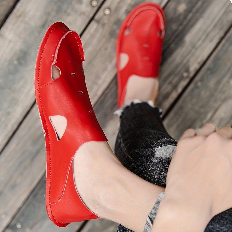 Men's Lightweight Comfy Clogs Hollow Out Non Slip Garden Shoes Summer