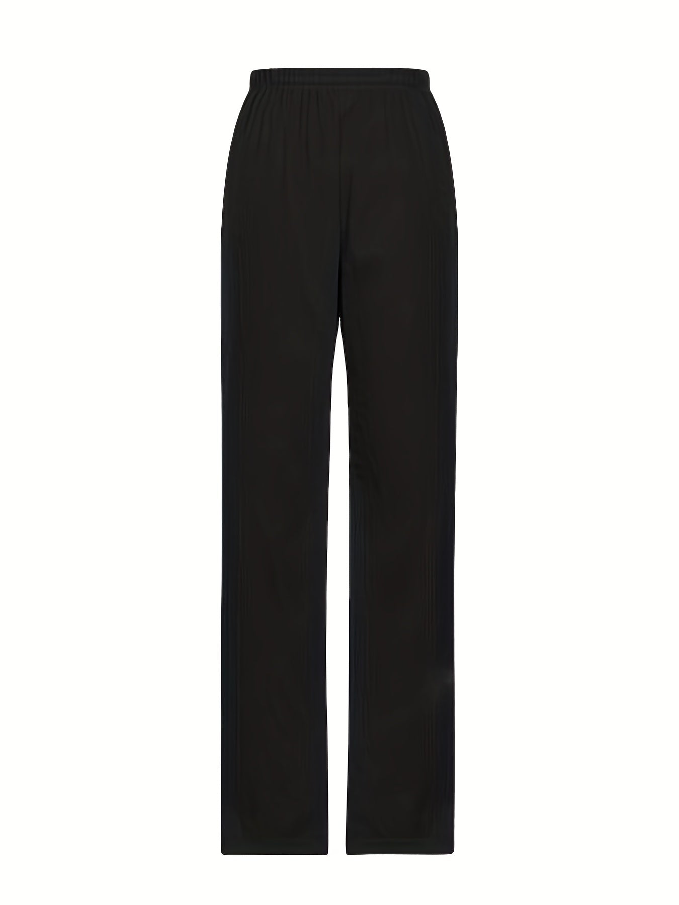 Dandelion Print Elastic Waist Pants for Women