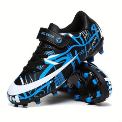 Kids Soccer Cleats Lightweight Sport Shoes Boys Girls