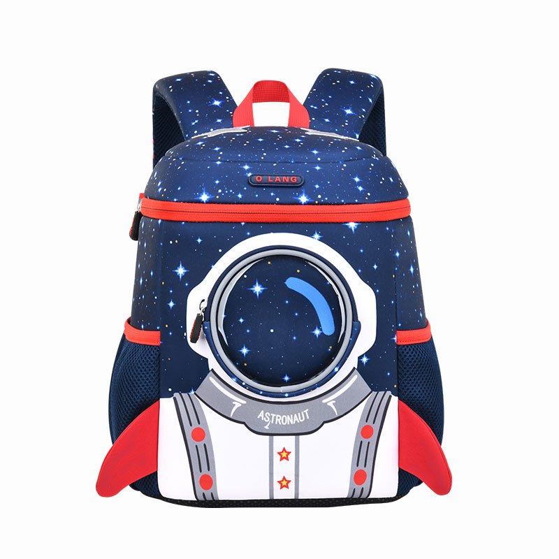 3D Astronaut Kids Backpack School Boys Girls Kindergarten Elementary