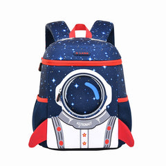 3D Astronaut Kids Backpack School Boys Girls Kindergarten Elementary