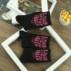 3 Pairs Men's Street Style Skateboard Socks