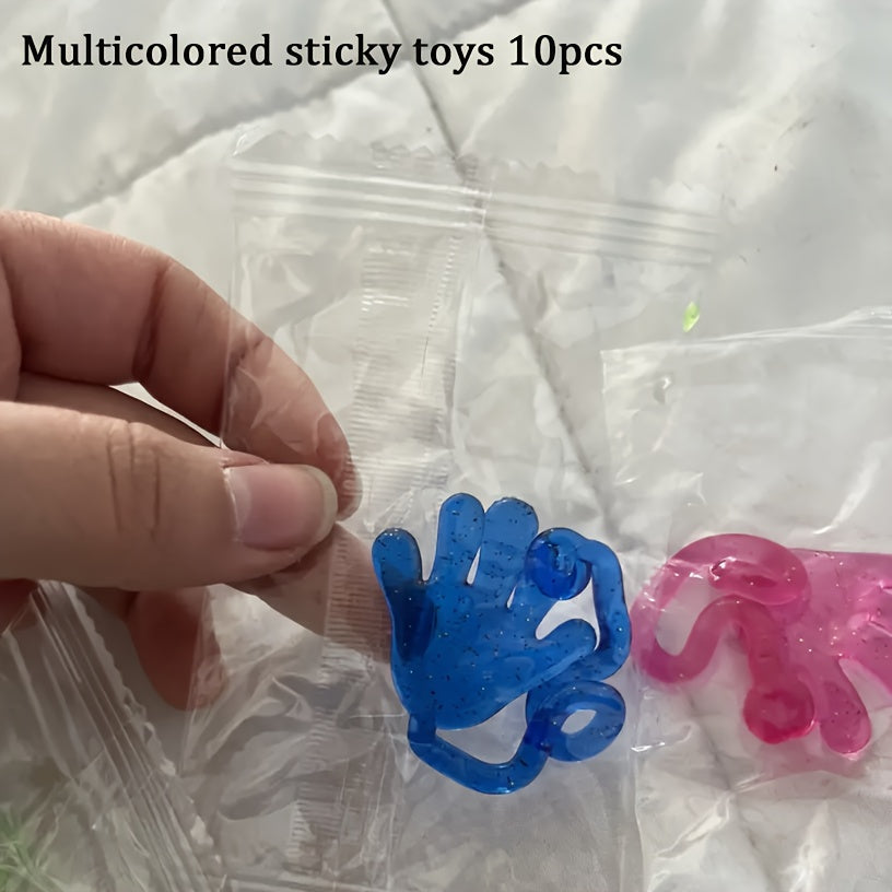 Stretchy Hand Toys Colorful Finger Puppets Sensory Play Party Favors