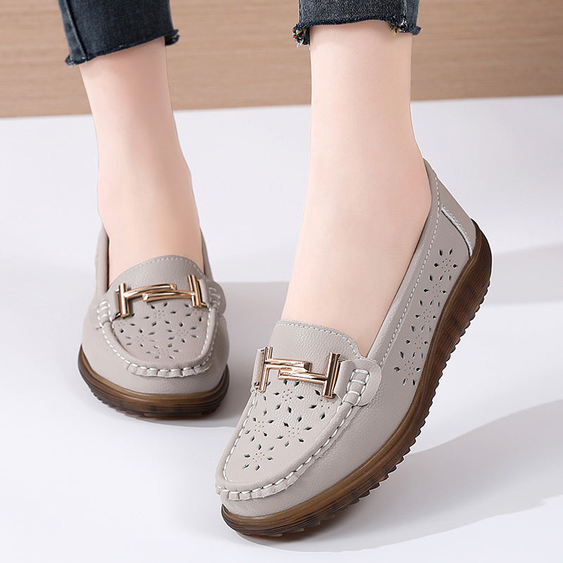 Women's Breathable Loafers Comfortable Walking Shoes Non slip Flats