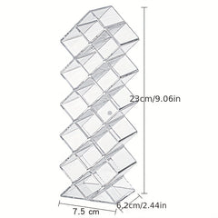 Fish Shape Lipstick Holder Organizer Clear 10 G