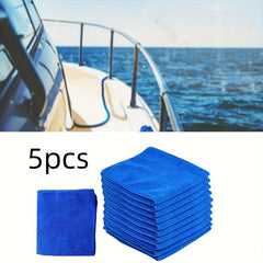 5pcs Microfiber Towels Soft Absorbent Household Car Boat Washing