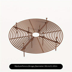 Flower Pot Cover Square Round Flowerpot Grid Baby Safety Soil Guard