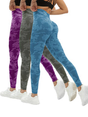 Camouflage Pattern Yoga Workout Pants Running Leggings