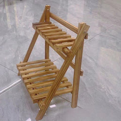 Wooden Desktop Storage Rack Student Indoor Desk Flower Rack