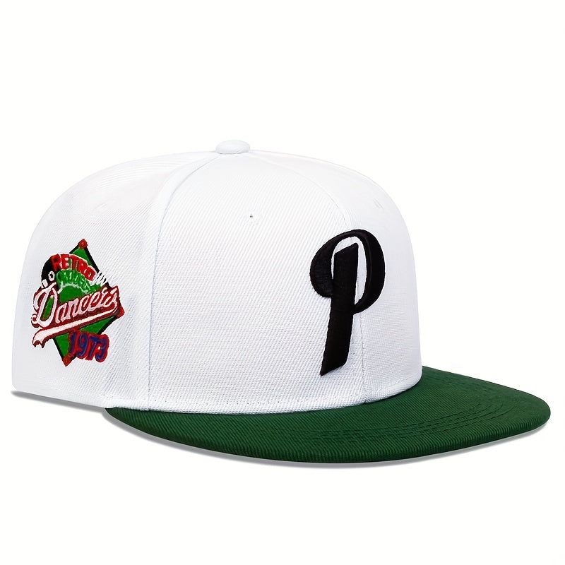 Men's P Embroidered Baseball Cap Adjustable Sun Hat