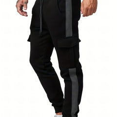 Men's Stretch Joggers with Drawstring Waist