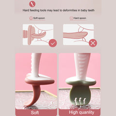 Silicone Spoon and Fork Set: Baby Utensil Set