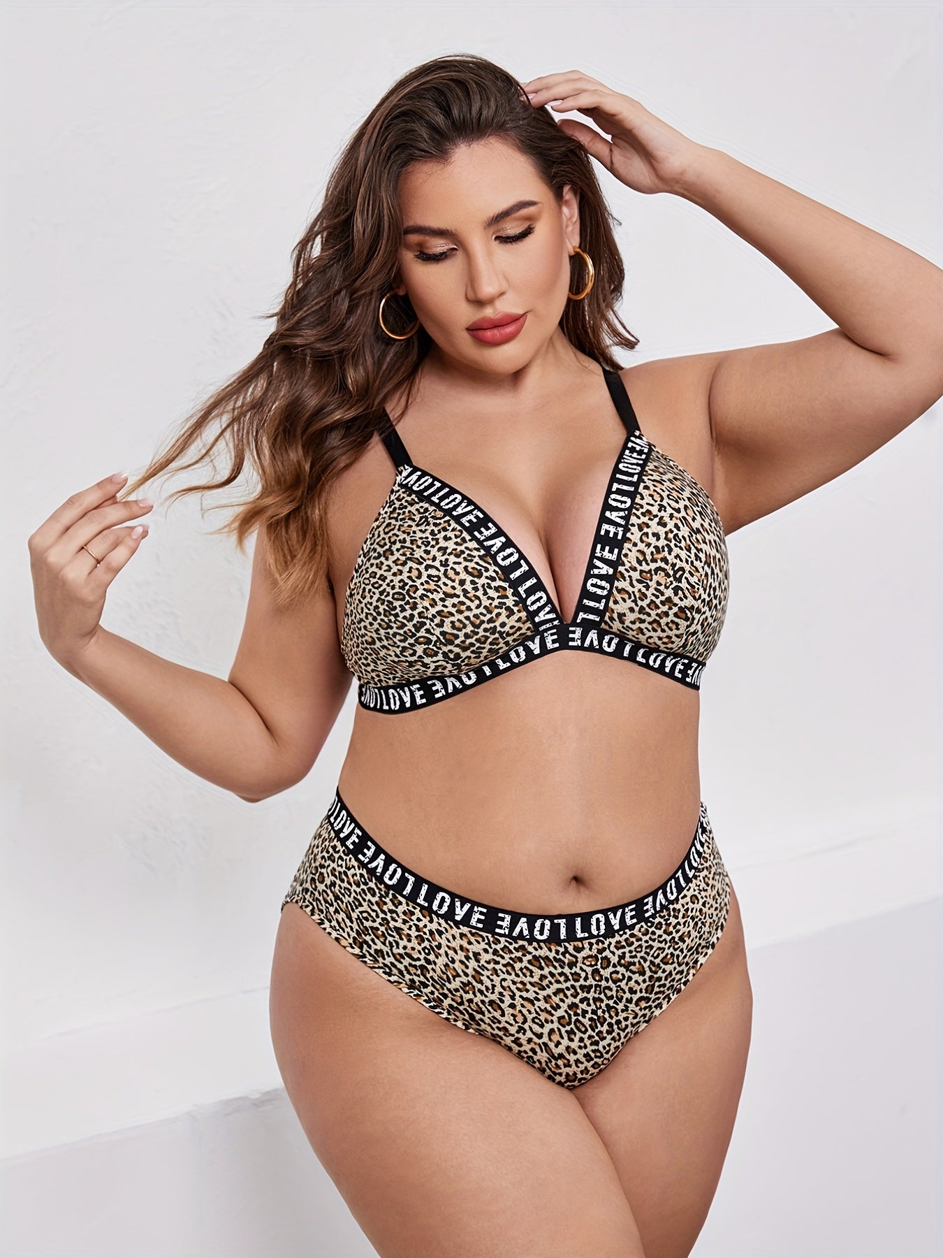 Sexy Leopard Print Bra & Panty Set