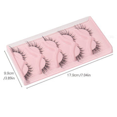 Cat Eye Lashes Natural Volume Thick Curly Manga Winged False Eyelashes