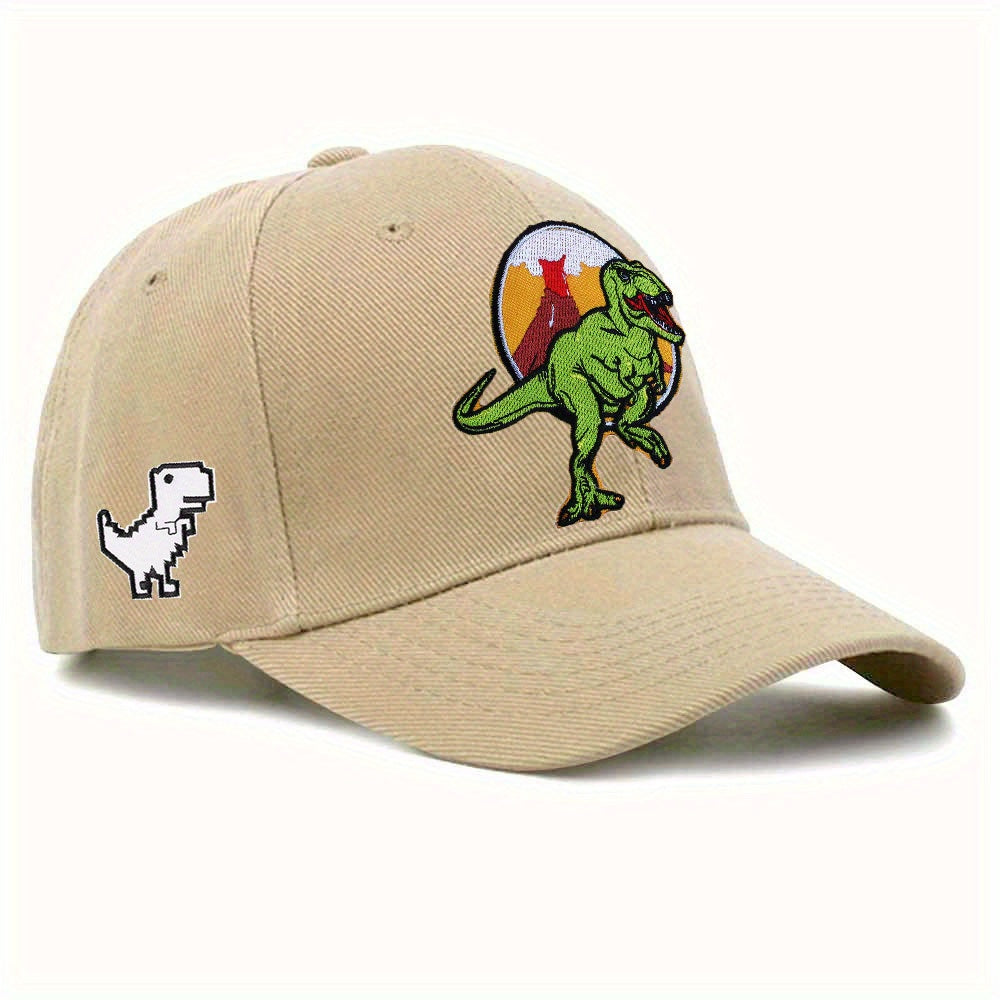 T-Rex Embroidery Summer Baseball Cap Multicolor Hat