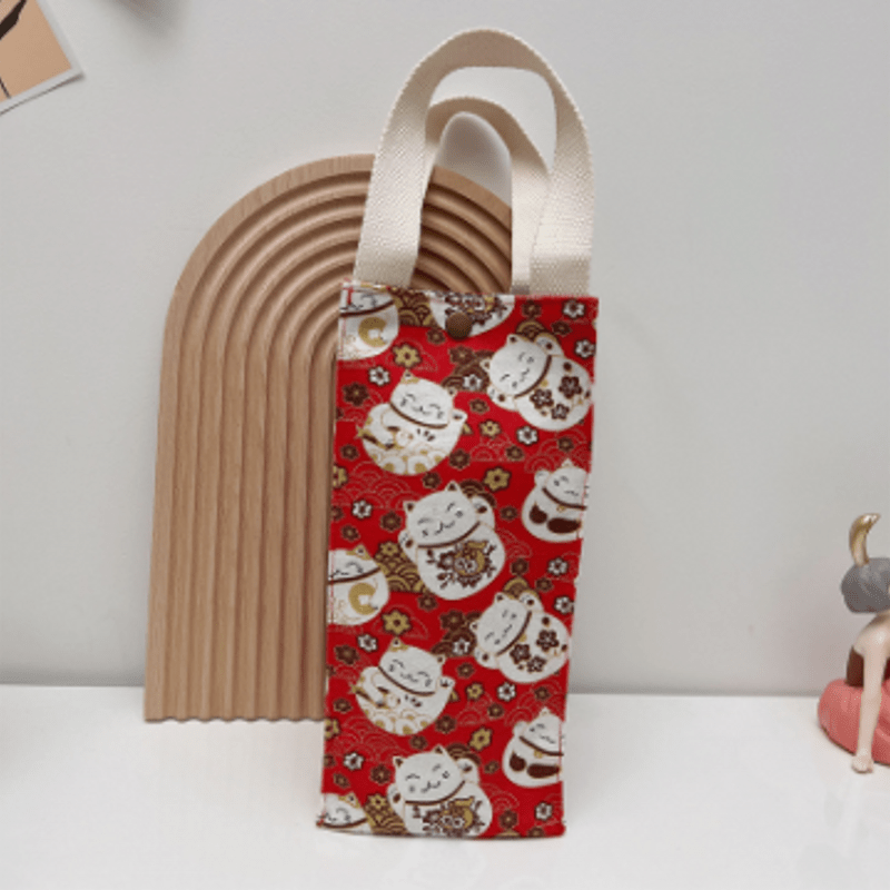 Insulated Beverage Bag Tote Mug Holder Water Bottle Sleeve