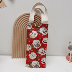 Insulated Beverage Bag Tote Mug Holder Water Bottle Sleeve