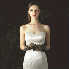 Lace Short Gloves Wedding Party Women's Accessories