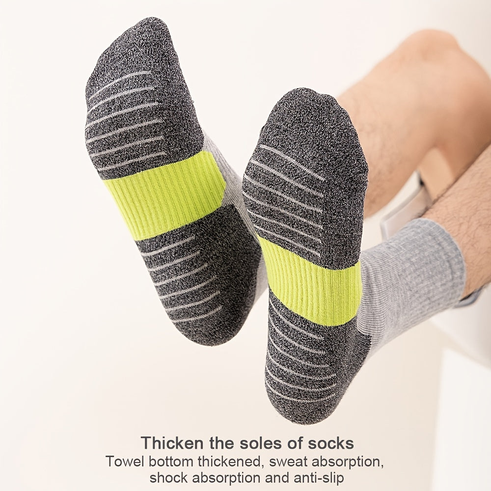 Men's Sports Socks Breathable Hiking Running Anti-Odor