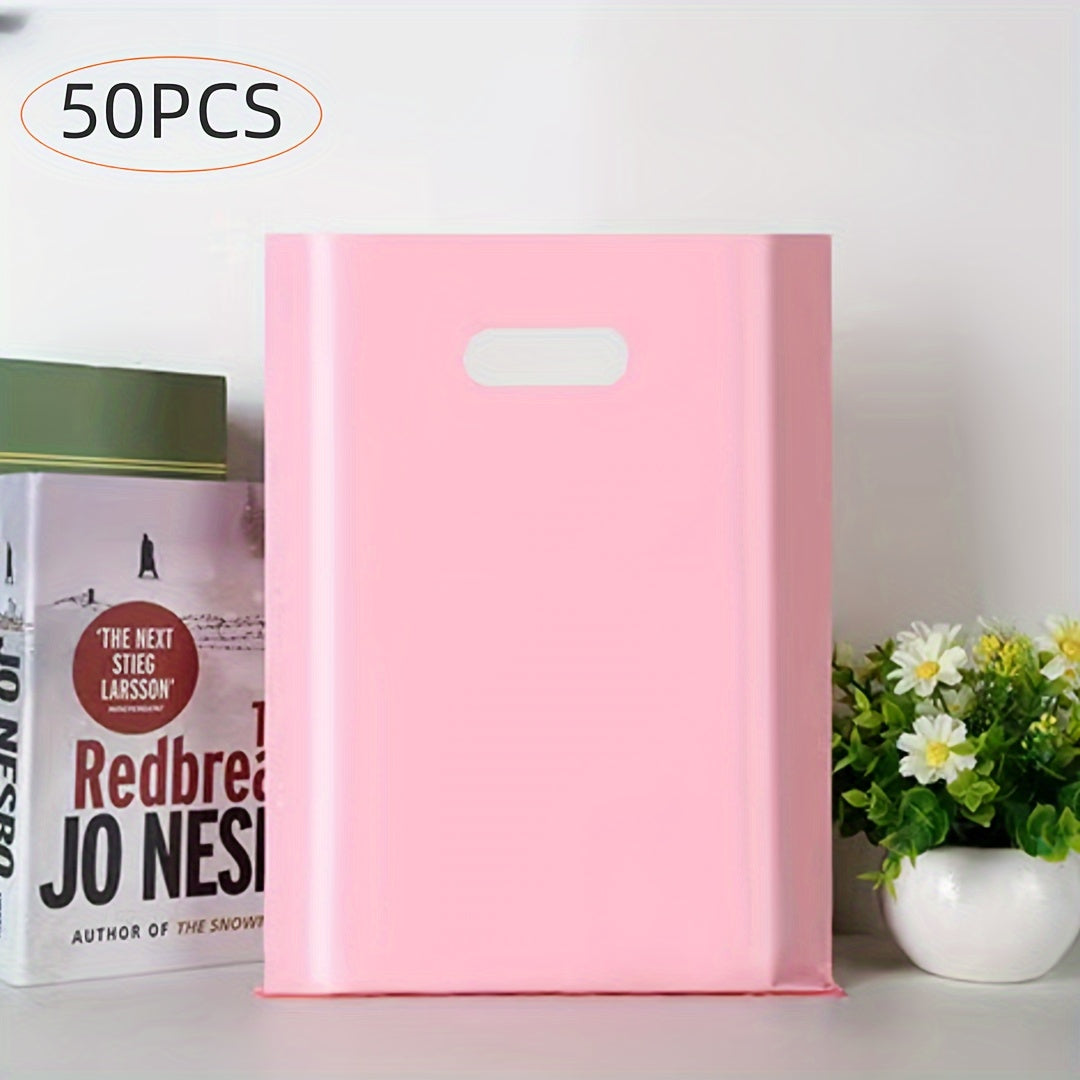 50pcs Rainbow Gift Bags 7.87x6inch Bulk for Easter Christmas Valentine