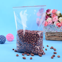 100 Pcs Clear Zipper Bags for Cloths Jewerly Tiny Items