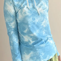 Tie Dye Long Sleeve Sports Tee Quick Dry Fitness Workout Shirts