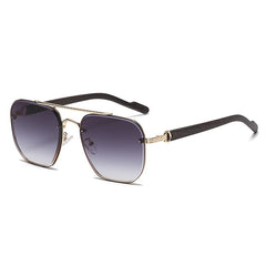 Wood Grain Travel Sunglasses