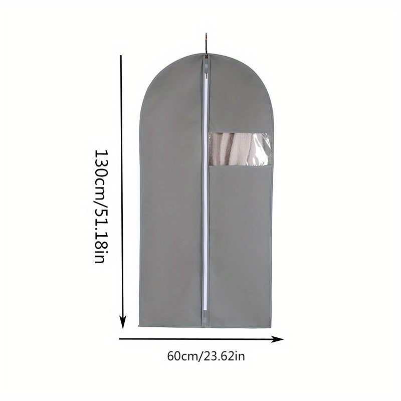 Hanging Clothes Storage Garment Bag Zipper Breathable Suit Cover