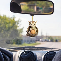 Dragon Egg Pendant Car Rearview Mirror Pendant Acrylic Christmas Tree Ornament