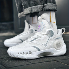Men's Lace Up Non Slip Basketball Shoes