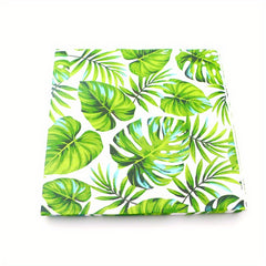 Tropical Palm Leaf Party Supplies 10pcs Plates Cups Napkins Hawaiian Luau