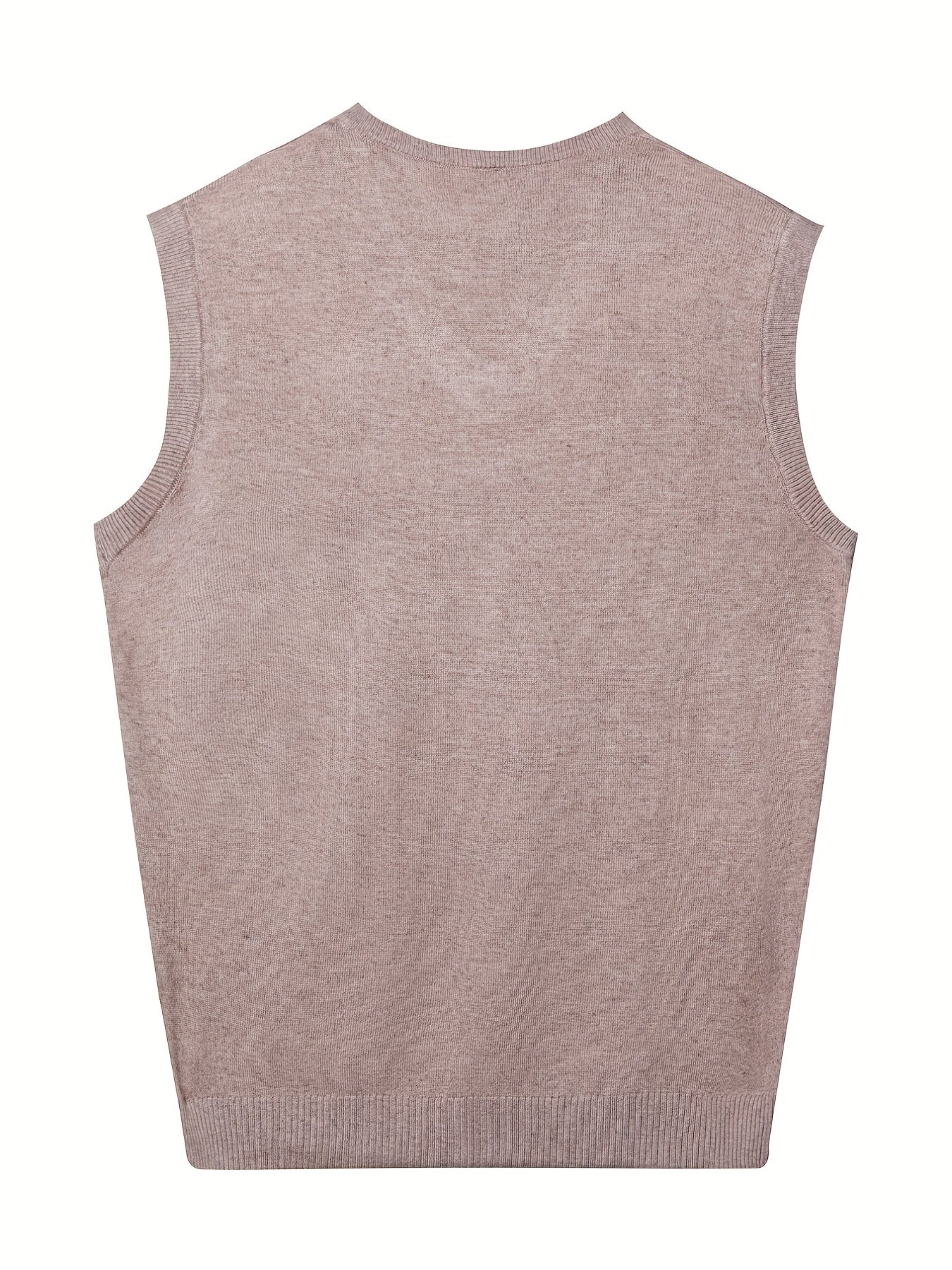 Men's V Neck Cable Knit Sweater Vest