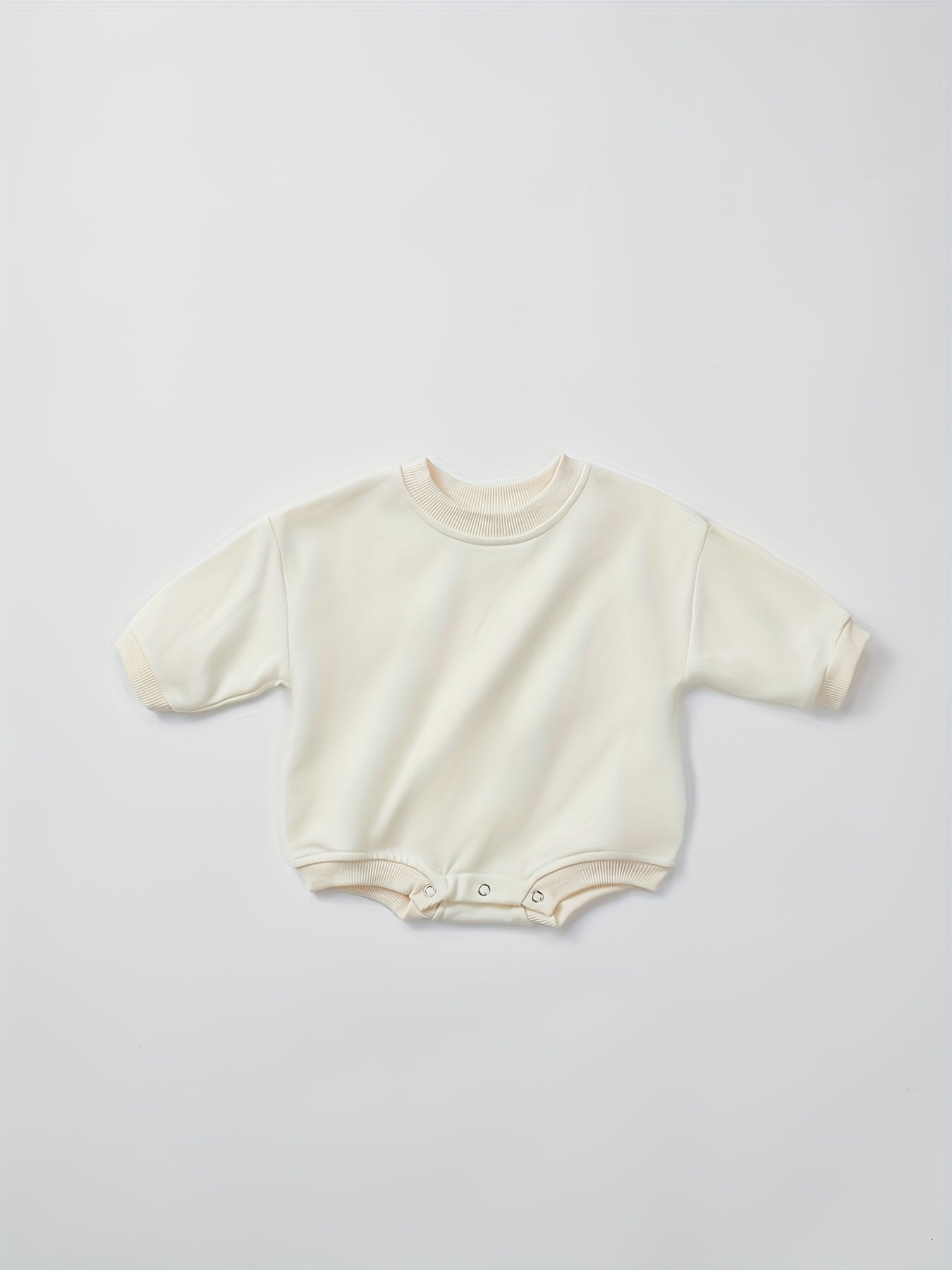 Baby Long Sleeve Cotton Triangle Romper for Spring and Autumn