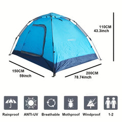 Waterproof Double Tent for Outdoor Camping