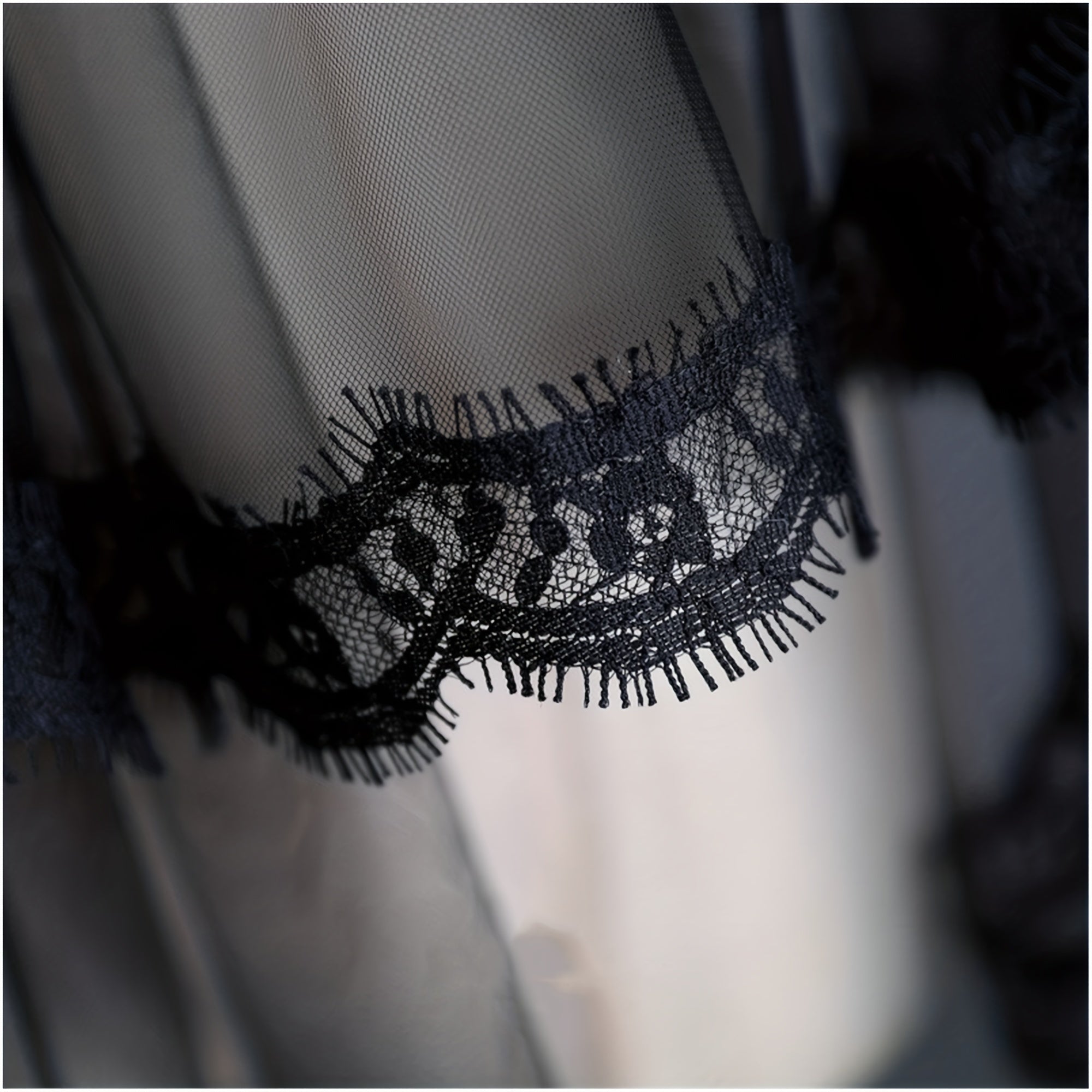 Lace Head Veil Halloween Party Hair Accessories Gothic Style Head Veil