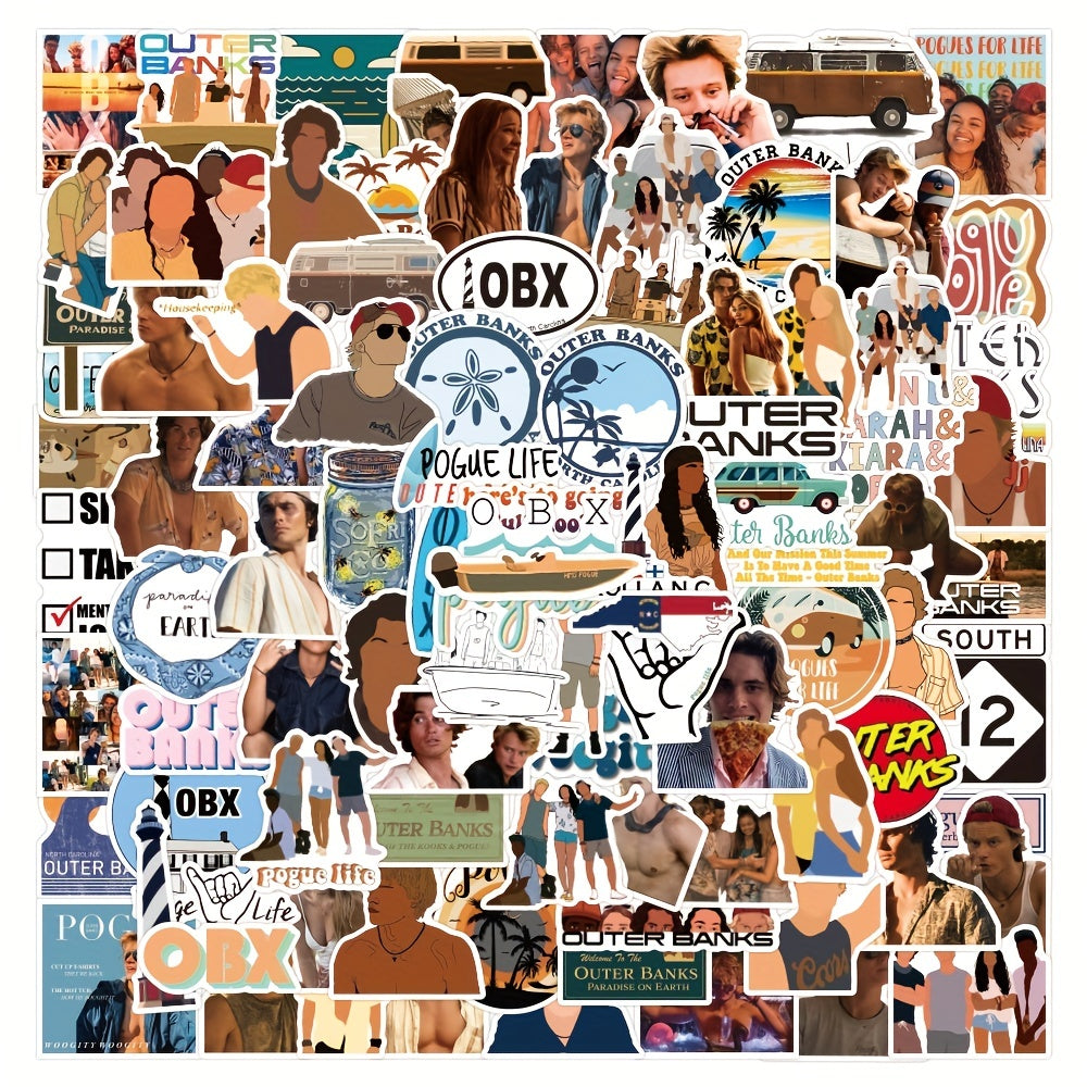 101pcs Waterproof Vinyl Party Stickers for Phone Laptop