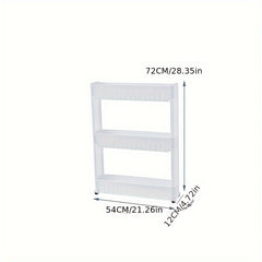 Kitchen Storage Shelf Plastic Rack Organizer 3 Layers
