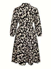 Leopard Print Button Up Shirt Dress