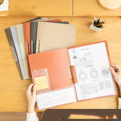 Waterproof A4 Data Sorting Folder for School Office Home