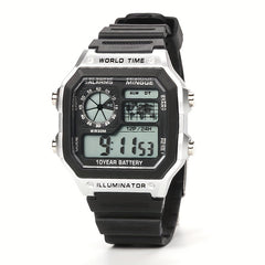 Waterproof Luminous Alarm Electronic Watch Outdoor Sports Watch
