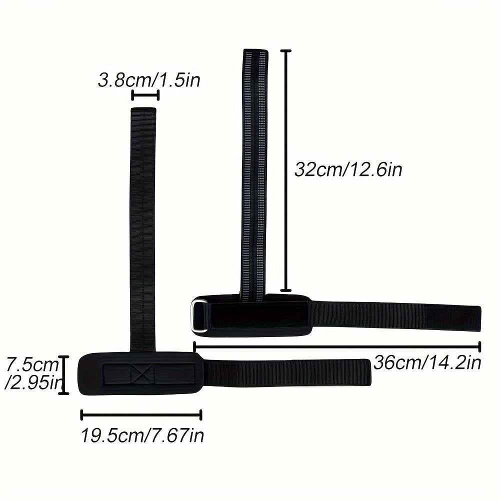 Fitness Wrist Band Pull up Grip Belt Palm Protection Straps