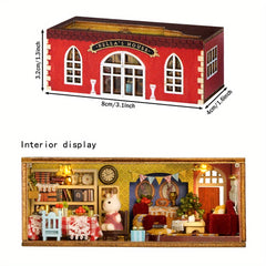 DIY Dollhouse Mini Kit Room Furniture Toy Model Birthday Gift