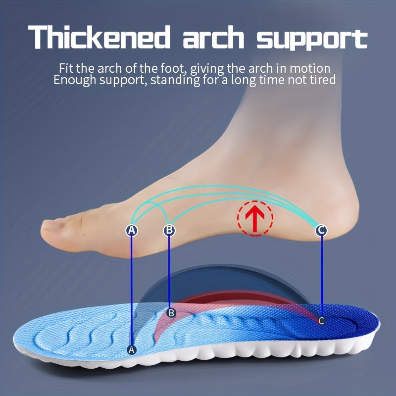 Soft High Elasticity Sport Insoles Arch Support Running Insoles