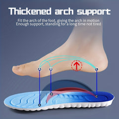 Soft High Elasticity Sport Insoles Arch Support Running Insoles
