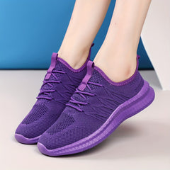 Women's Mesh Breathable Low Top Sneakers Running Shoes